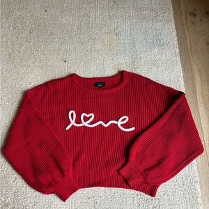 Vici Vibrant Red Knit Sweater